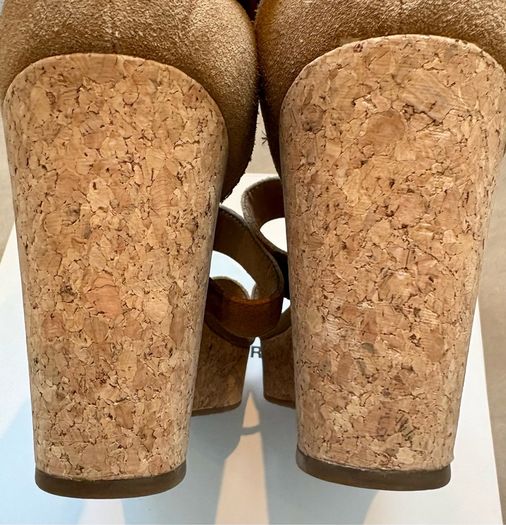UGG Women's Whitney Platform Wedge Sandal in a beautiful Chestnut colour and never worn.