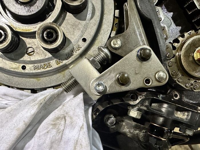 Kawasaki Manual alternator chain tensioner CNC Machined.