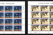 2008 Ireland Christmas Commemorative Stamps Sheetlet Plate 1A1A1A1A Mint Never Hinged (MNH)