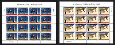 2008 Ireland Christmas Commemorative Stamps Sheetlet Plate 1A1A1A1A Mint Never Hinged (MNH)