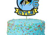 Batman themed cake topper