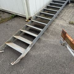Metal stairs