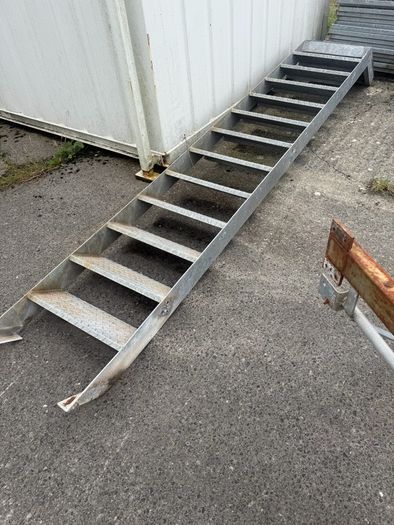 Metal stairs