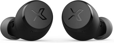 True Wireless Earbuds - Bluetooth 5.0- CVC 8.0 Noise Cancelling Earbuds - 24H Playtime - IP55 Waterproof -Deep Bass for Sport-Black