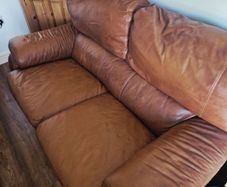 leather couch