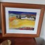 Juliane Jhan Print Titled: A View Of Tuscany. :framed 69cm Wide X 51cm Heigh.  Apeture  40cm X 28cm. Image 4