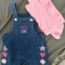 Guess Love baby dungaree Image 2