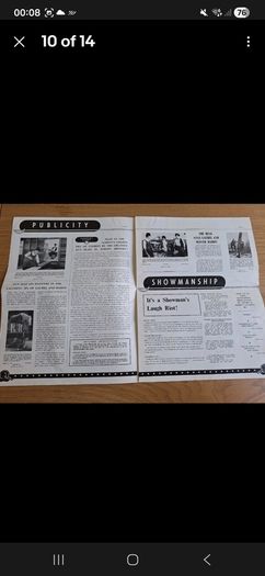 Laurel and Hardys Laughing 20s Pressbook and Photos