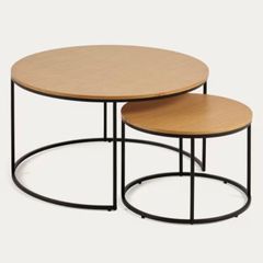 2 nesting side/coffee tables