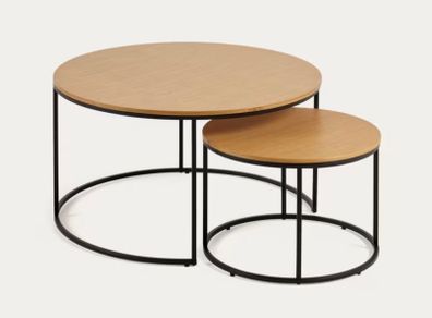 2 nesting side/coffee tables