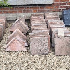 Antique terracotta tiles