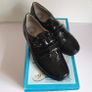 Waldlaufer Henni Ladies Velcro Shoe Black Patent Leather Wide Fit Size UK3.5 CAN POST Image 5