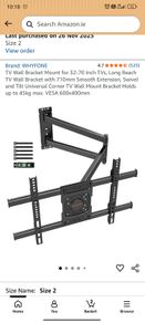 Whyfone TV Wall Mount - unopened