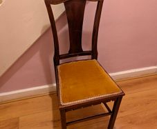 Edwardian Mahogany Bedroom Chair