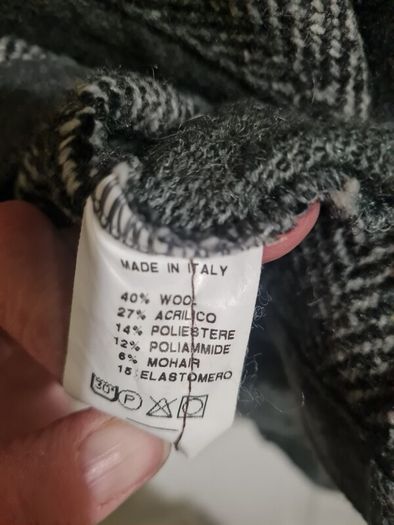 Wool mohair blazer jacket