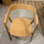 Meadows & Byrne Oak Dining Armchair, Curved Back Image 2