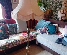 Antique floor lamp