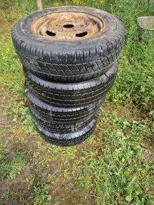 5 rims with tires Ford Transit 2007 MK7