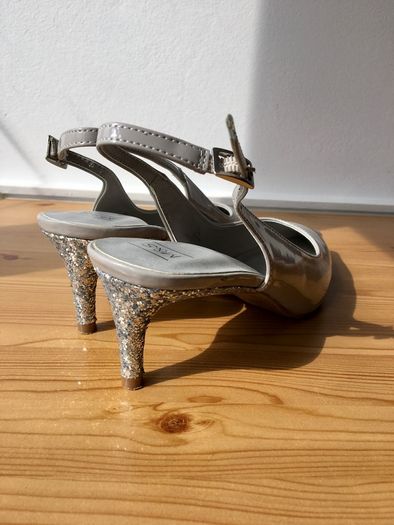 M&S heeled sandals, 5.5, new