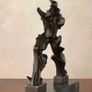 Unique Forms Of Continuity in Space - Bronze, Marble, Signed Image 3