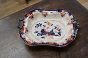 Antique John Ridgway Girandole Serving Dish, c.1830s