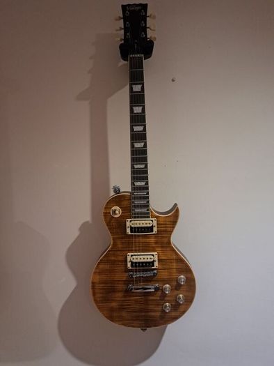 Vintage V100AFD Reissue Flamed Amber Paradise