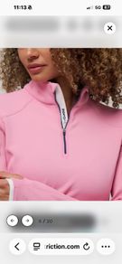 Zero restrictions! Best seller , 1/4 zip top