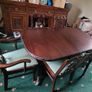 Mahogany Table & Chairs Image 6