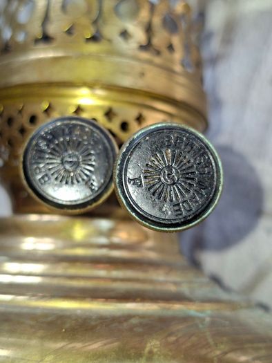 Old Brass Lamp for parts or repair Postage Available or Collection