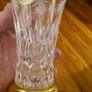 Irish Killarney Hand Cut Crystal Glass Vase With 24ct Gold Finish. In Mint Condition. Image 4
