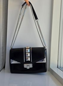 Genuine Michael Kors Black Crossbody Bag