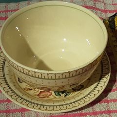 vintage bowl and saucer