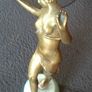 Art Deco bronze figure of lady, c 1920/1930s. Image 5