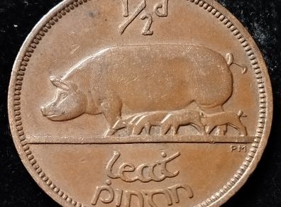 Ireland - 1940 - Half Penny - KM.10 - [707]