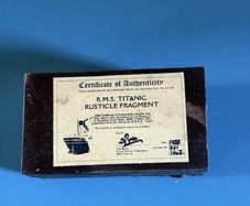 Fragment of Titanic hull
