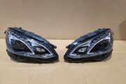 Full LED Facelift Headlights Headlamp Pair For E Class W212 Halogen to LED Kit