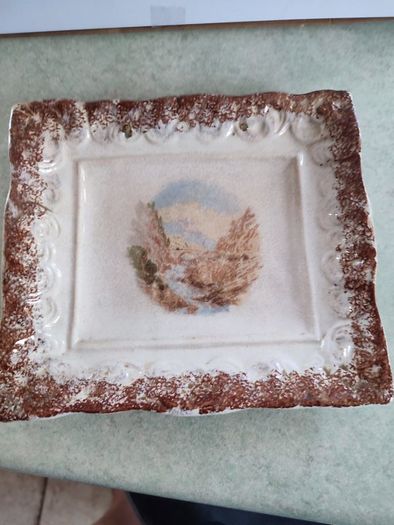 Antique Vintage Wall Bone China Plate