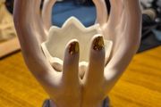 Vintage Original Rubens Hands Vase.