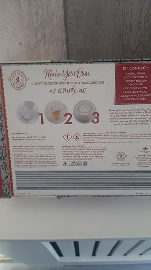 DIY candle set ...BNIB