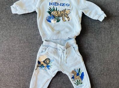 Light blue baby Kenzo 2 piece set 3-6 months