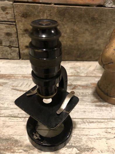 vintage microscope