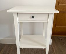 Ikea Hemnes White Bedside Table