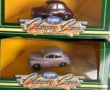 Collection of 4 Corgi Classic Cars die-cast models
