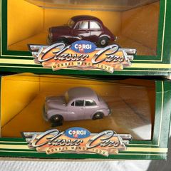 Collection of 4 Corgi Classic Cars die-cast models