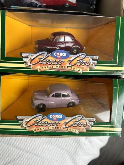 Collection of 4 Corgi Classic Cars die-cast models