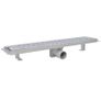 Linear Shower Drain 2 pcs Wave 630x140 mm Stainless Steel Image 6