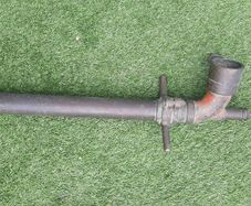 Antique Fire Brigade brass 'ball & lug' standpipe