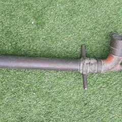 Antique Fire Brigade brass 'ball & lug' standpipe