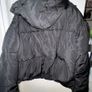 F&F Black Padded Puffer Coat with Black Hood Image 2