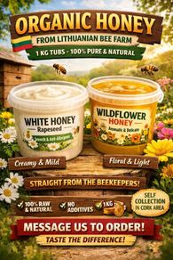 Organic Honey  directly from honey farm Lithuania